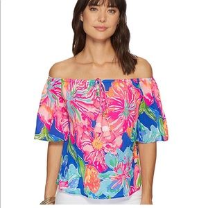 Jungle Utopia Sain shoulder top